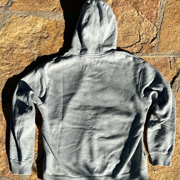 Nike Sportswear Fleece Hoodie Sweater Gray Mens Size Medium - Picture 3 of 5